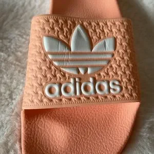 adidas Shoes Nwot Adidas Slides In Pastel Peach Poshmark